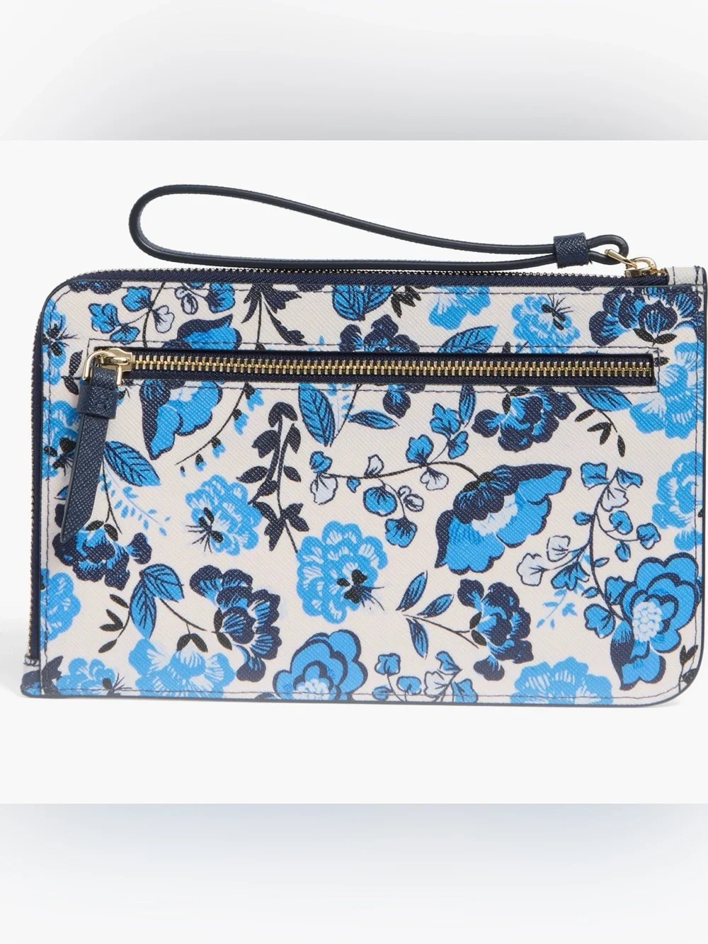 ♠️Kate Spade New York Blue Floral Wristlet